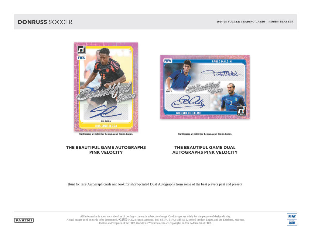 2024-25 Panini Donruss Soccer Hobby Blaster 20-Box Case