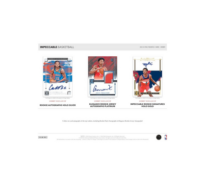 2023-24 Panini Impeccable Basketball Hobby 3-Box Case