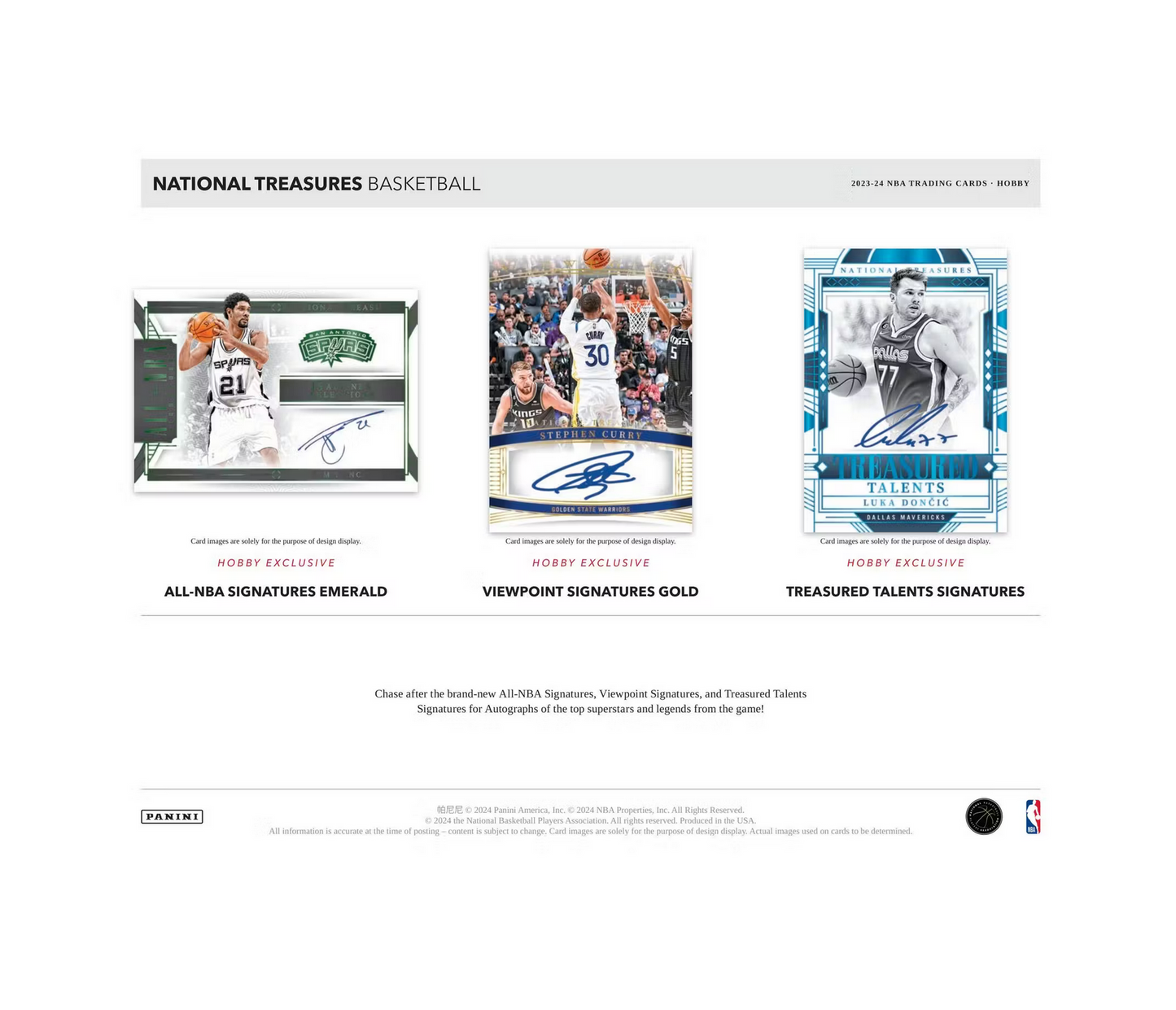 2023-24 Panini National Treasures Basketball Hobby Box