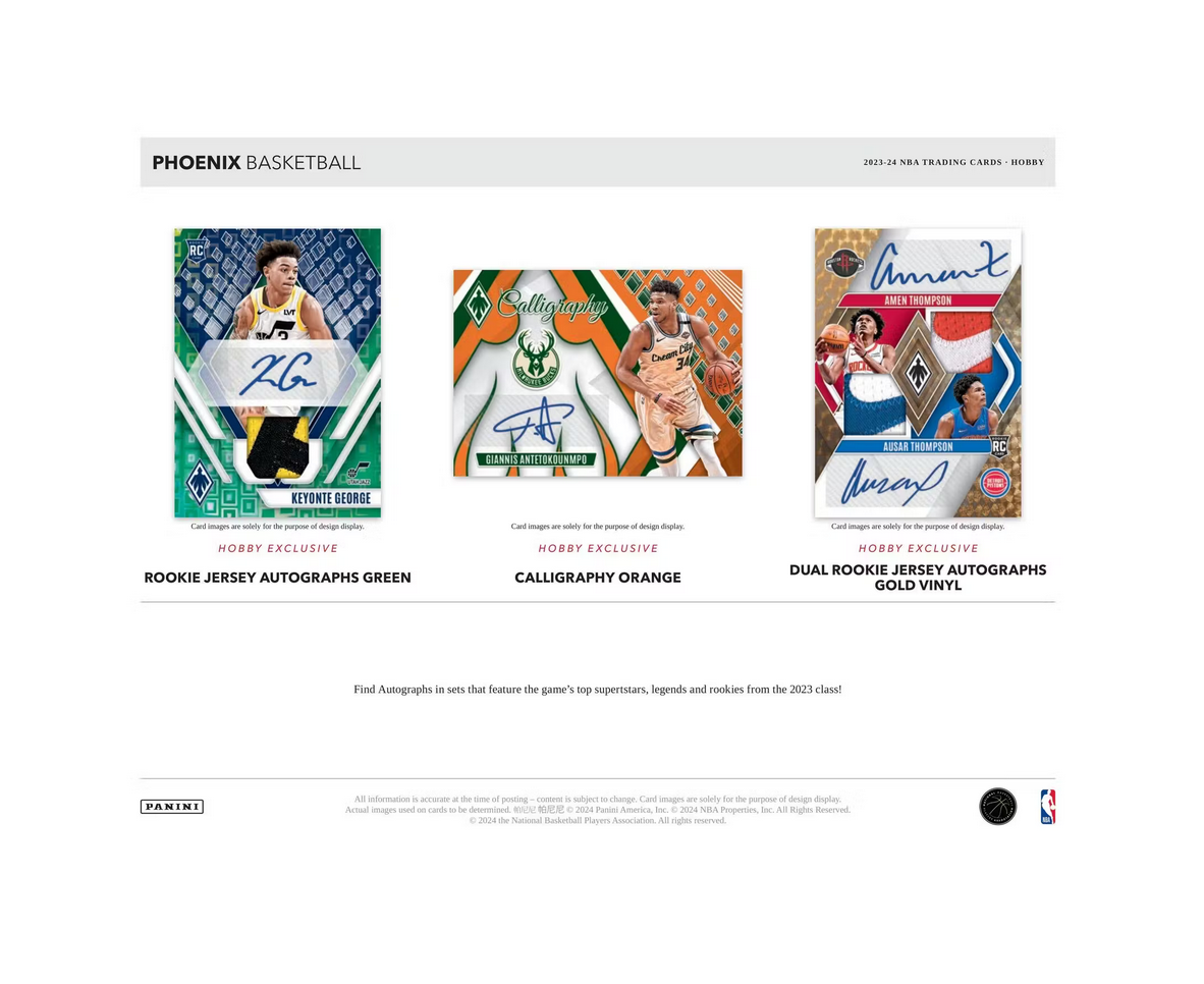 2023-24 Panini Phoenix Basketball Hobby 16-Box Case