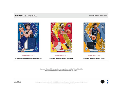 2023-24 Panini Phoenix Basketball Hobby 16-Box Case