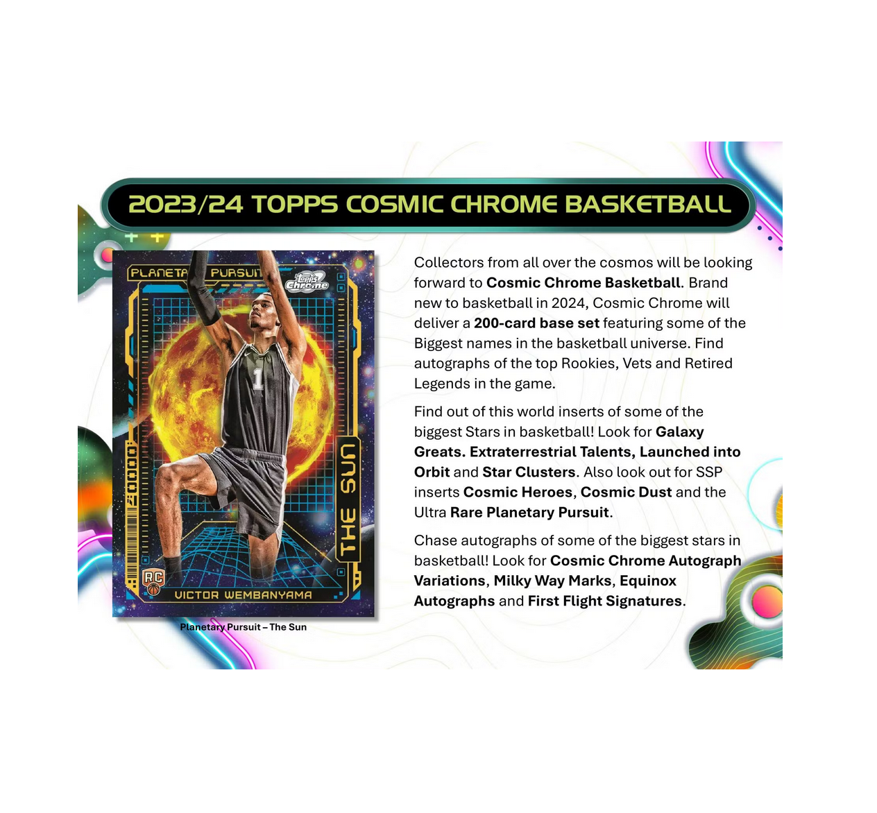 2023-24 Topps Cosmic Chrome Basketball Hobby 12-Box Case