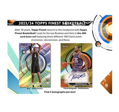 2023-24 Topps Finest Basketball Hobby 8-Box Case