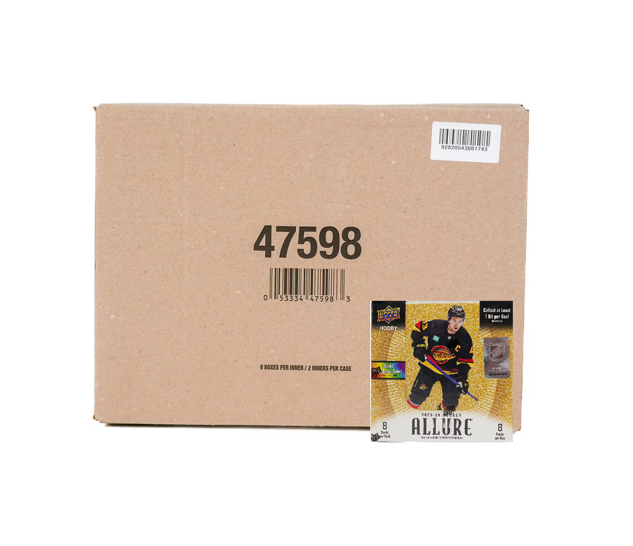 2023-24 Upper Deck Allure Hockey Hobby 18-Box Case