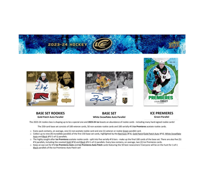 2023-24 Upper Deck Ice Hockey Hobby 12-Box Case