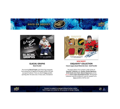 2023-24 Upper Deck Ice Hockey Hobby 12-Box Case