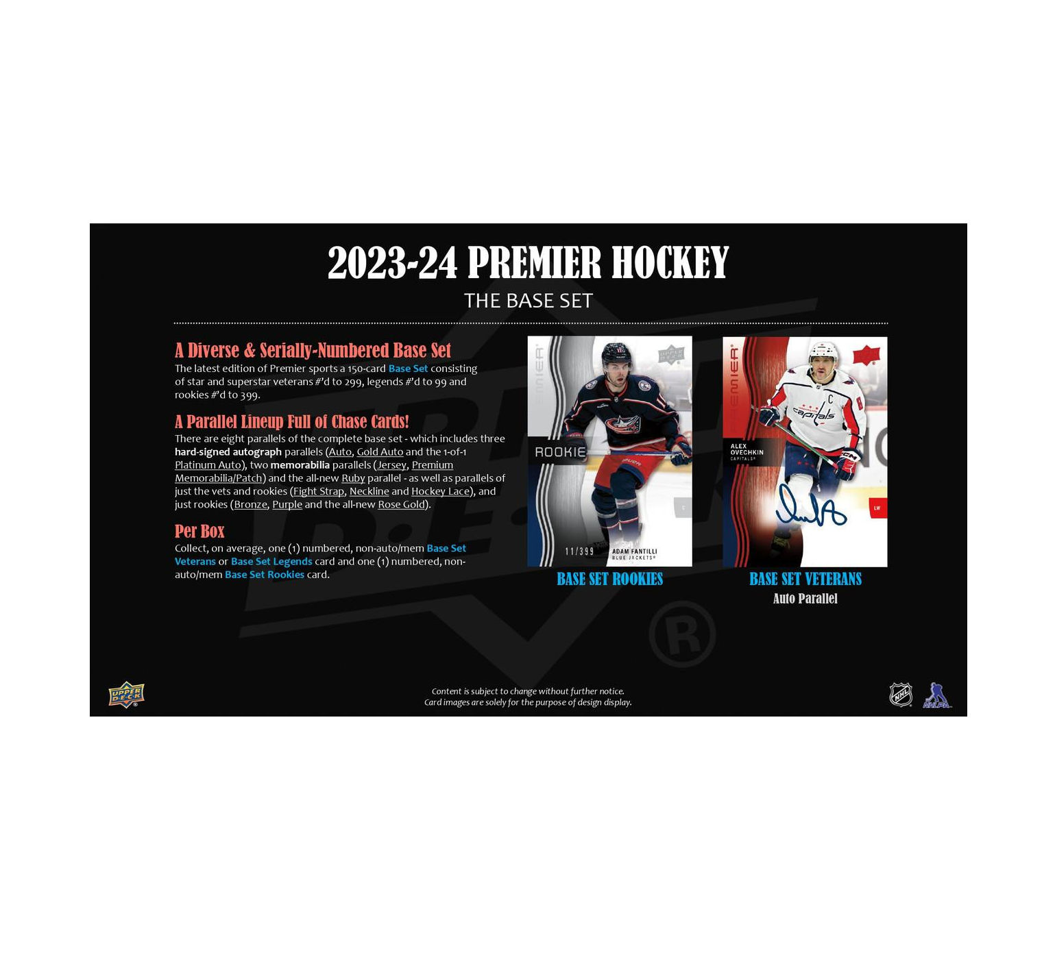 2023-24 Upper Deck Premier Hockey Hobby 10-Box Case