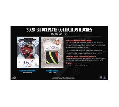 2023-24 Upper Deck Ultimate Collection Hockey Hobby 16-Box Case