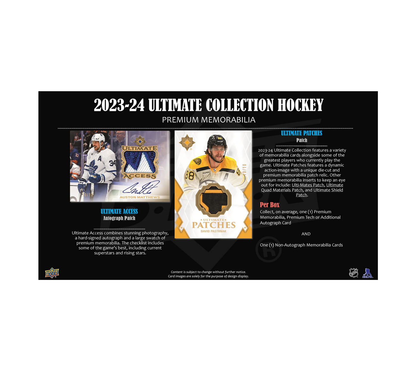 2023-24 Upper Deck Ultimate Collection Hockey Hobby 16-Box Case