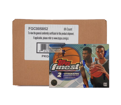 2023-24 Topps Finest Basketball Hobby 8-Box Case