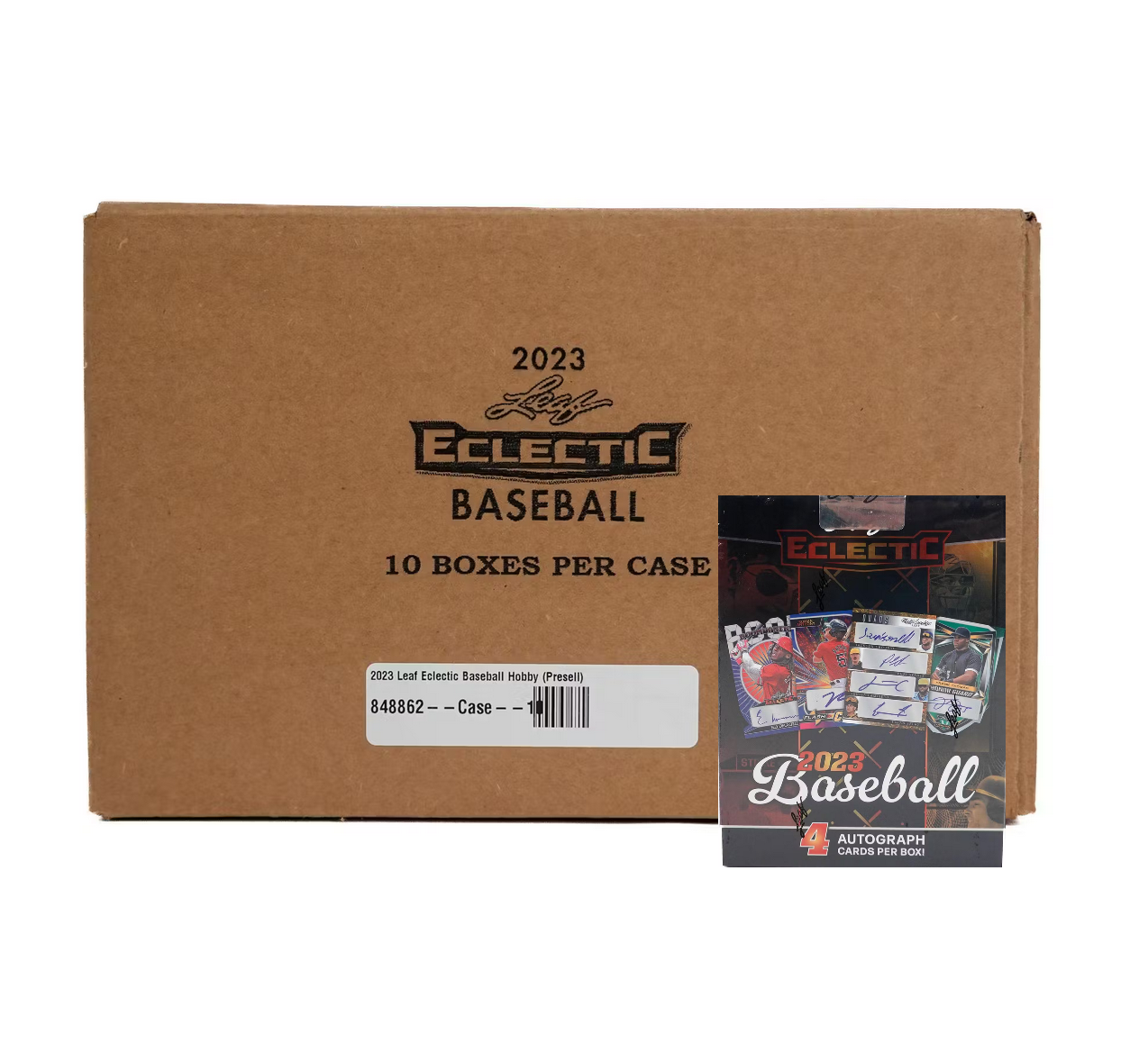 2023 Leaf Eclectic Baseball 10-Box Case