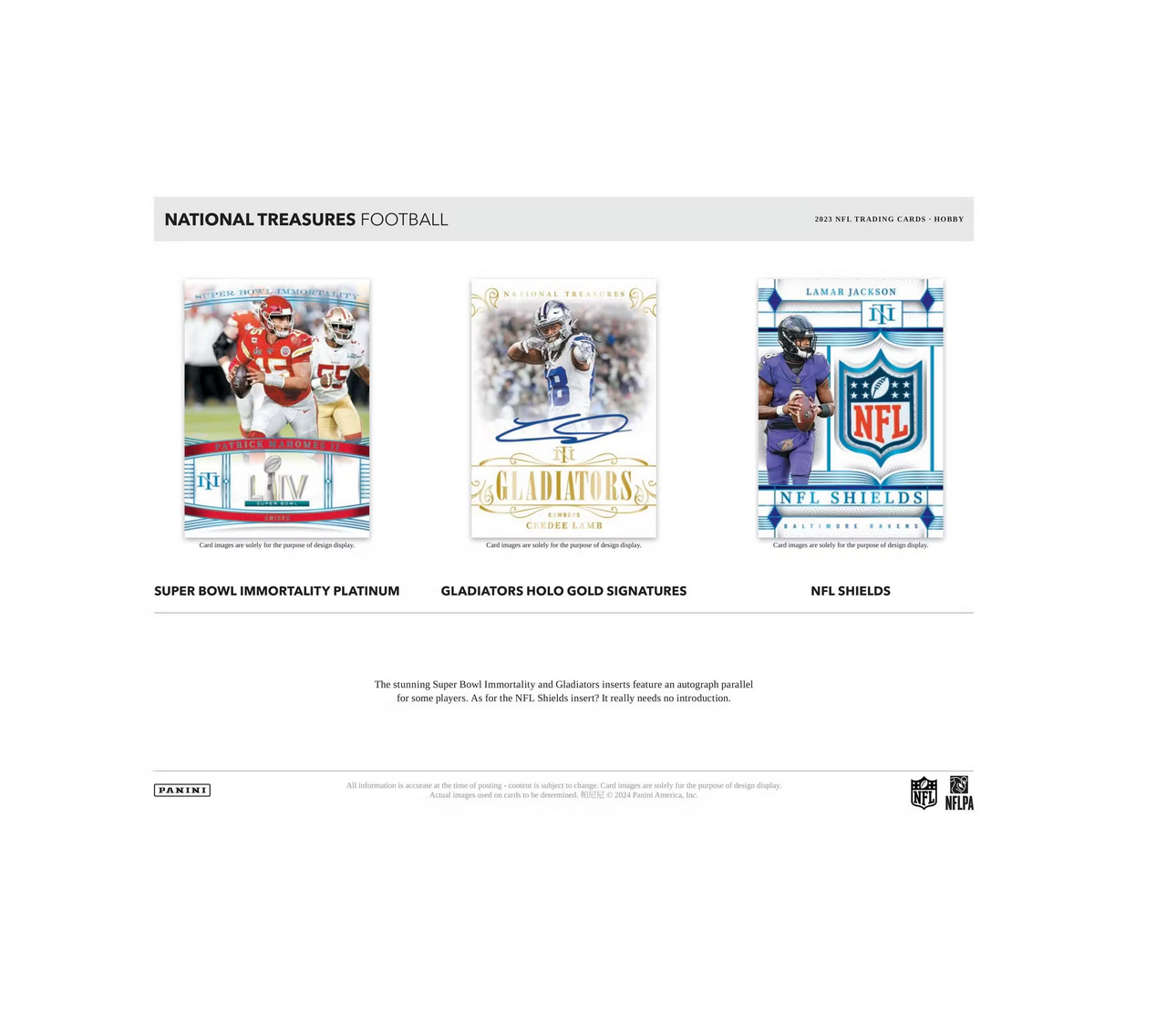 2023 Panini National Treasures Football Hobby 4-Box Case