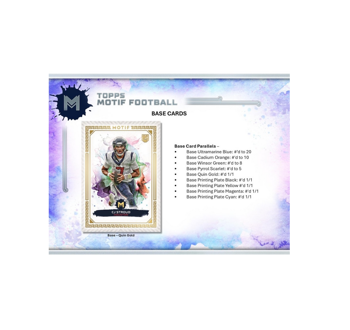 2023 Topps Motif Football Hobby Box