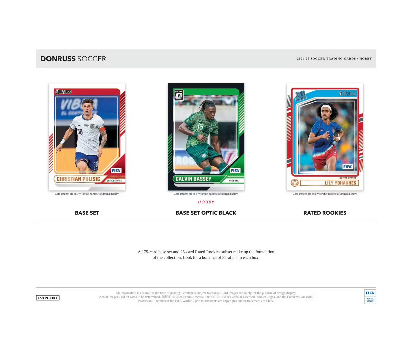 2024-25 Panini Donruss Soccer Hobby 12-Box Case