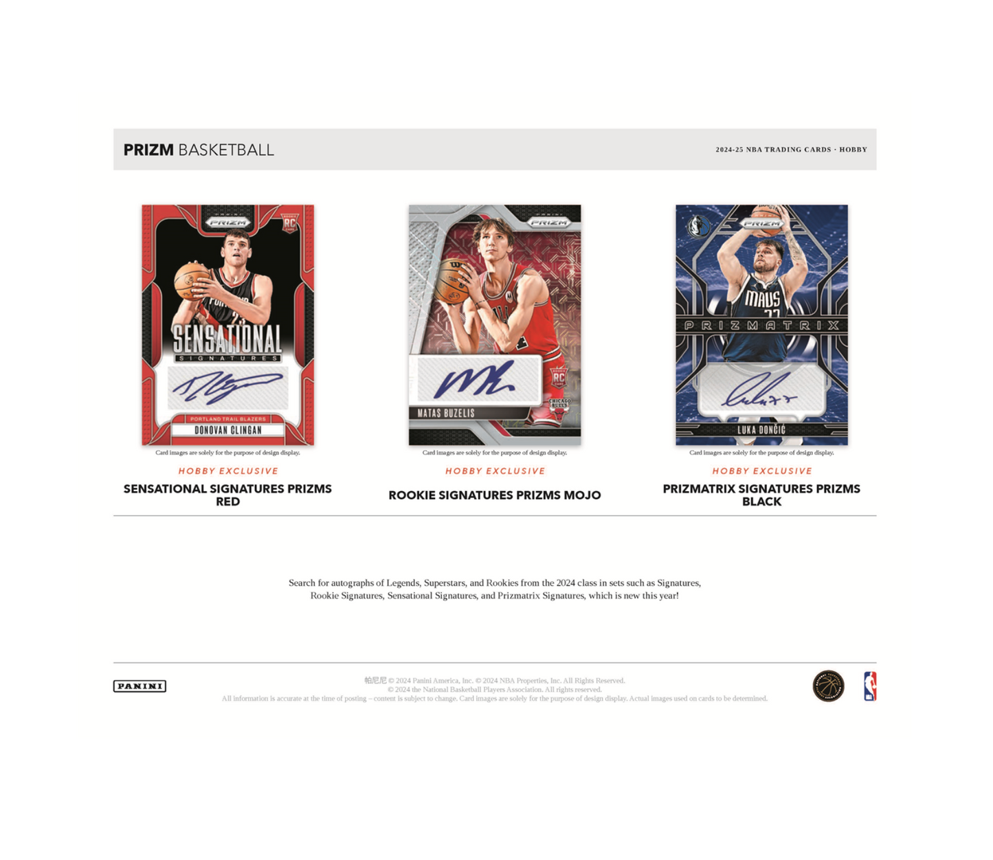 2024-25 Panini Prizm Basketball Hobby Box