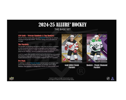 2024-25 Upper Deck Allure Hockey Hobby 18-Box Case