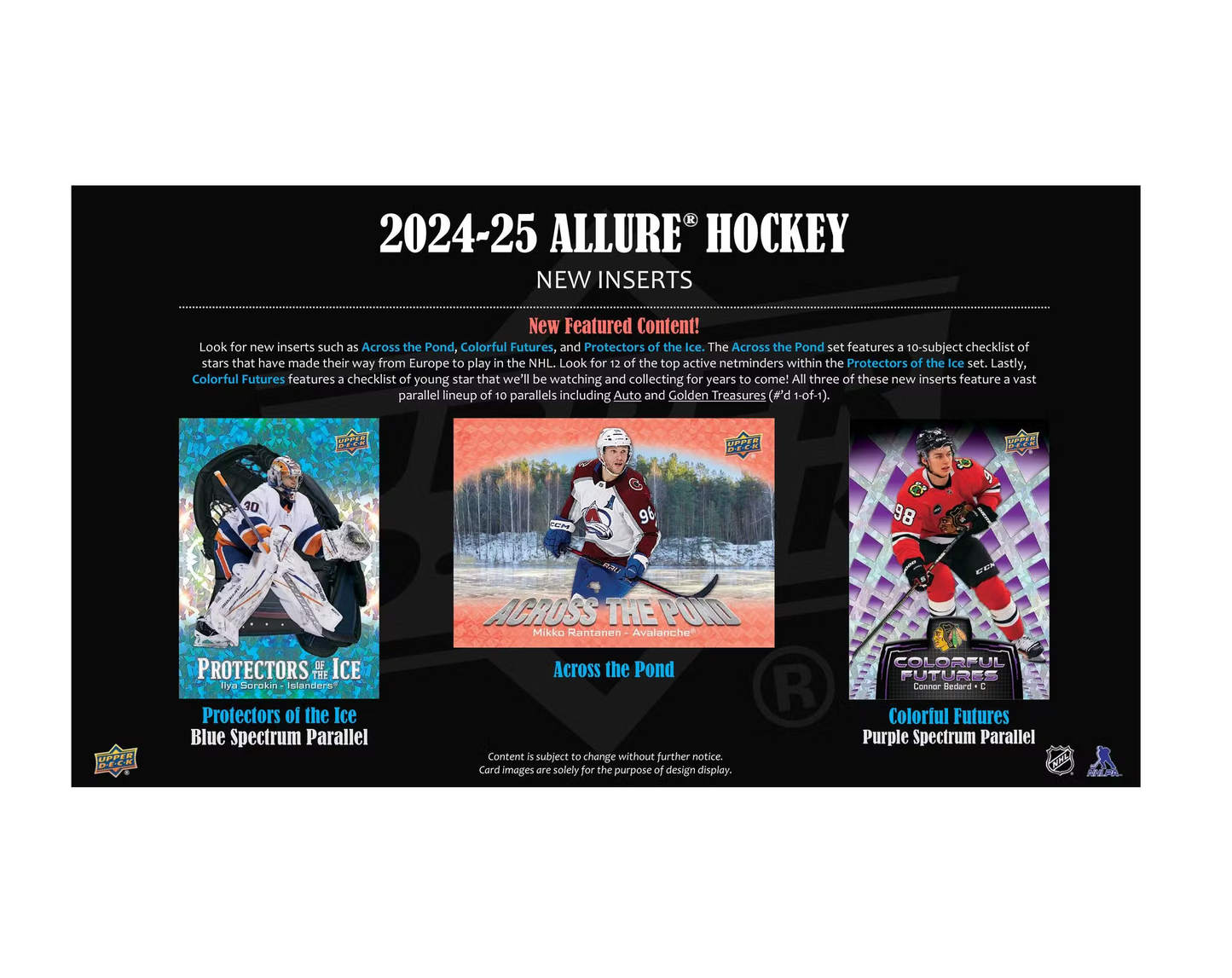 2024-25 Upper Deck Allure Hockey Hobby 18-Box Case