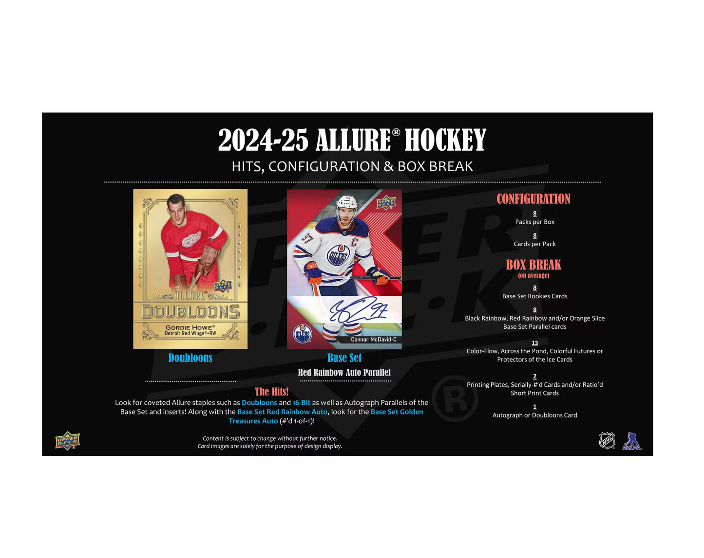 2024-25 Upper Deck Allure Hockey Hobby 18-Box Case