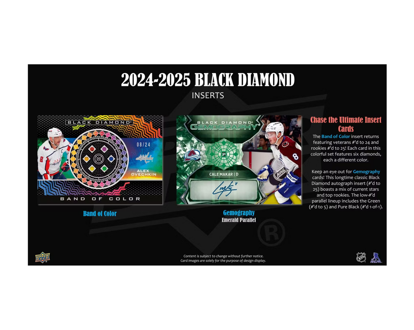 2024-25 Upper Deck Black Diamond Hockey Hobby 5-Box Case