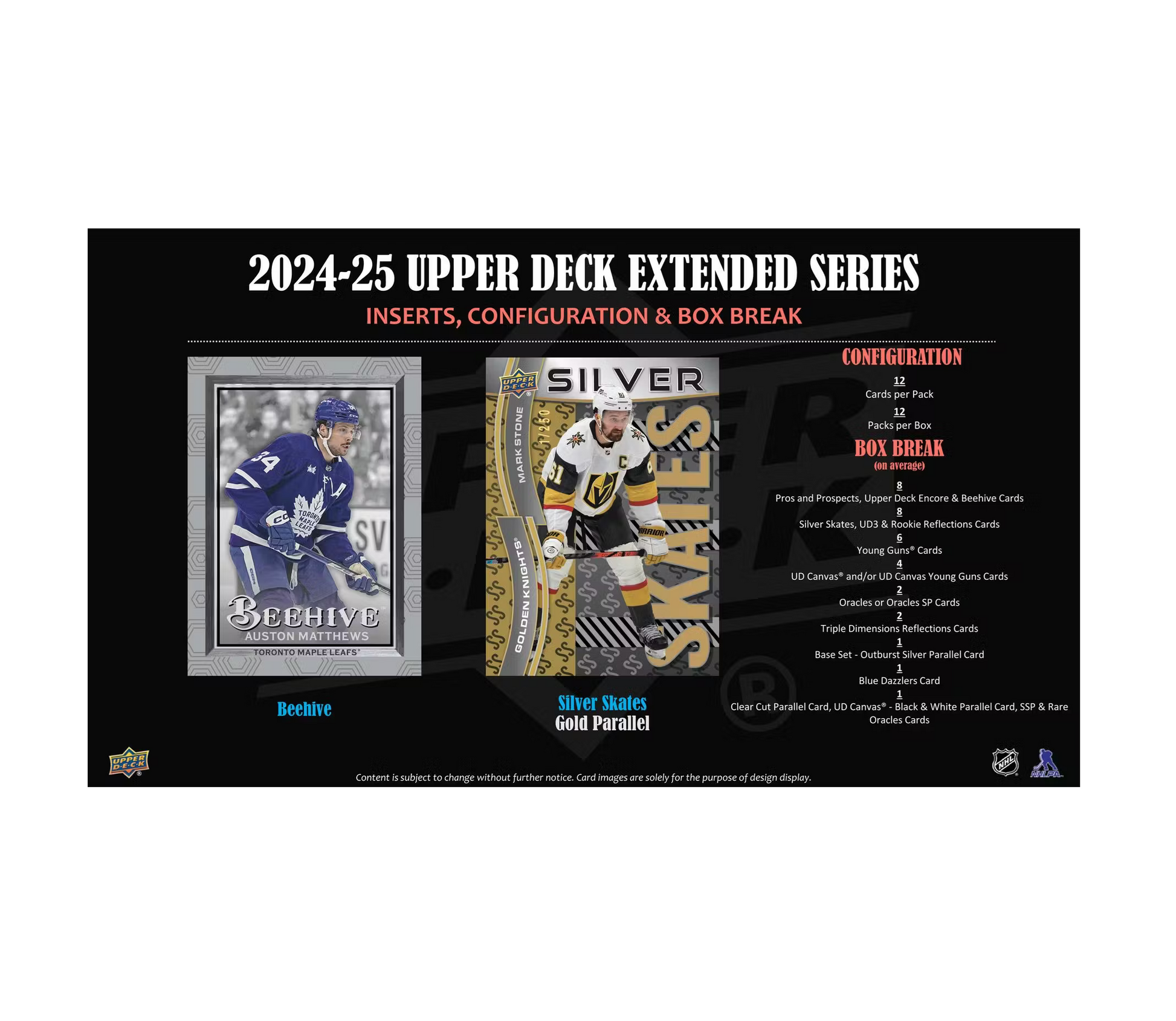 2024-25 Upper Deck Extended Series Hockey Hobby 12-Box Case