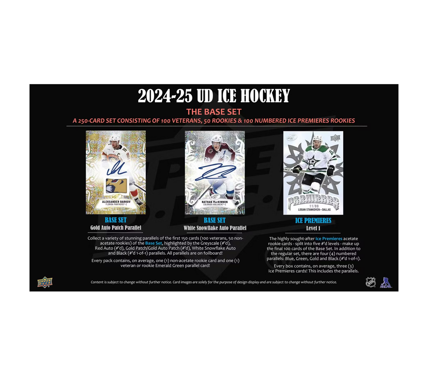 2024-25 Upper Deck Ice Hockey Hobby 24-Box Case