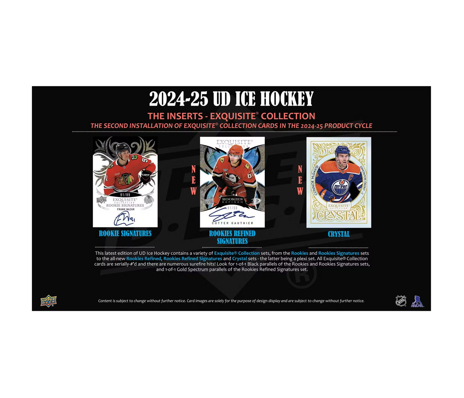 2024-25 Upper Deck Ice Hockey Hobby 24-Box Case