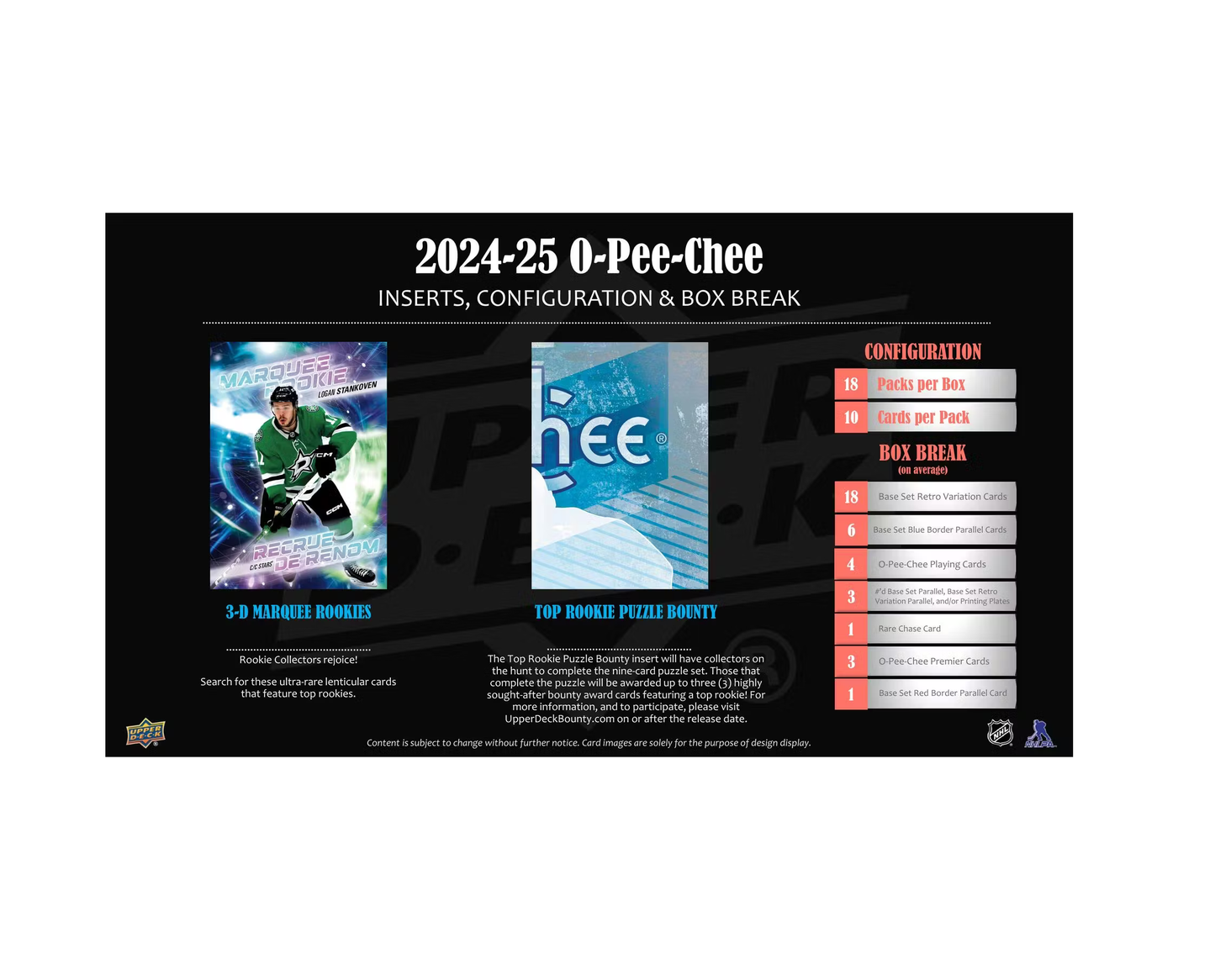 2024-25 Upper Deck O-Pee-Chee Hockey Hobby 16-Box Case