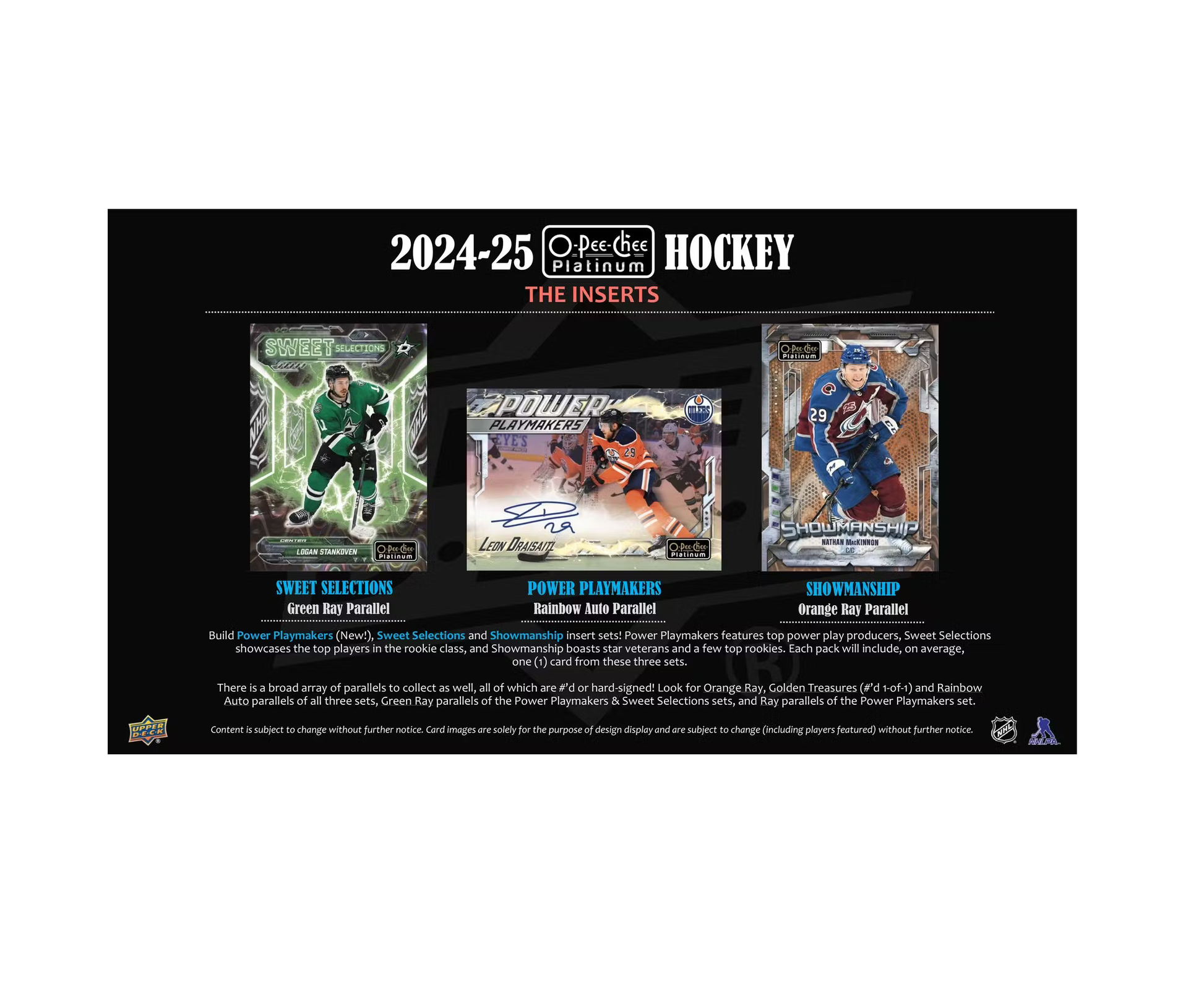 2024-25 Upper Deck O-Pee-Chee Platinum Hockey Hobby 8-Box Case