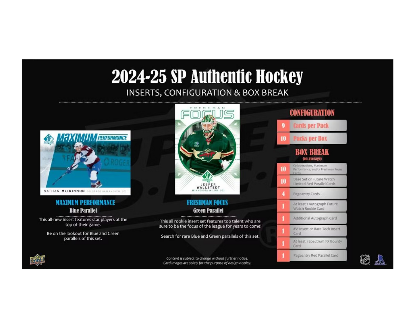 2024-25 Upper Deck SP Authentic Hockey Hobby 16-Box Case