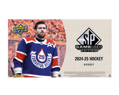 2024-25 Upper Deck SP Game Used Hockey Hobby 20-Box Case