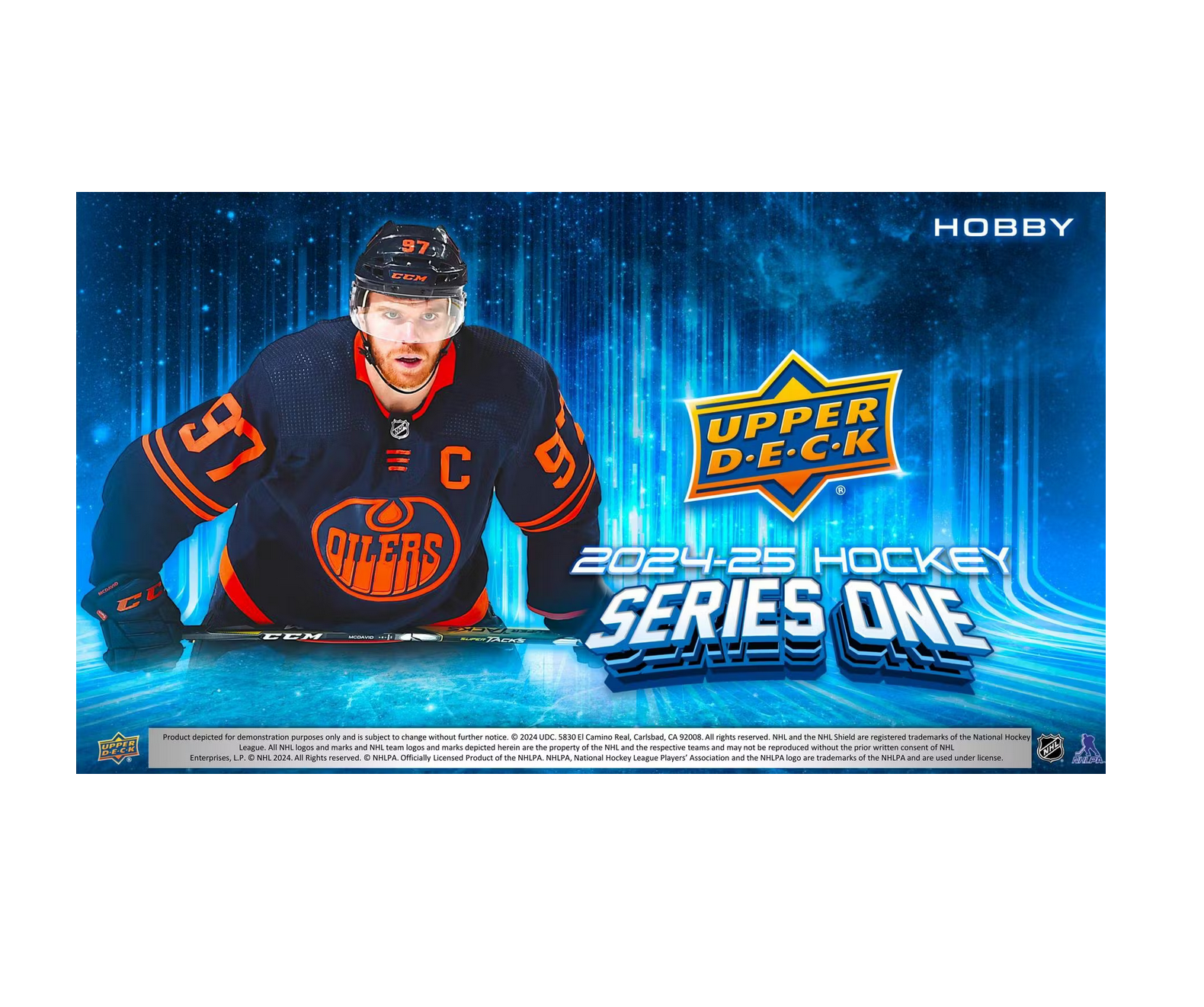 2024-25 Upper Deck Series 1 Hockey Hobby 12-Box Case