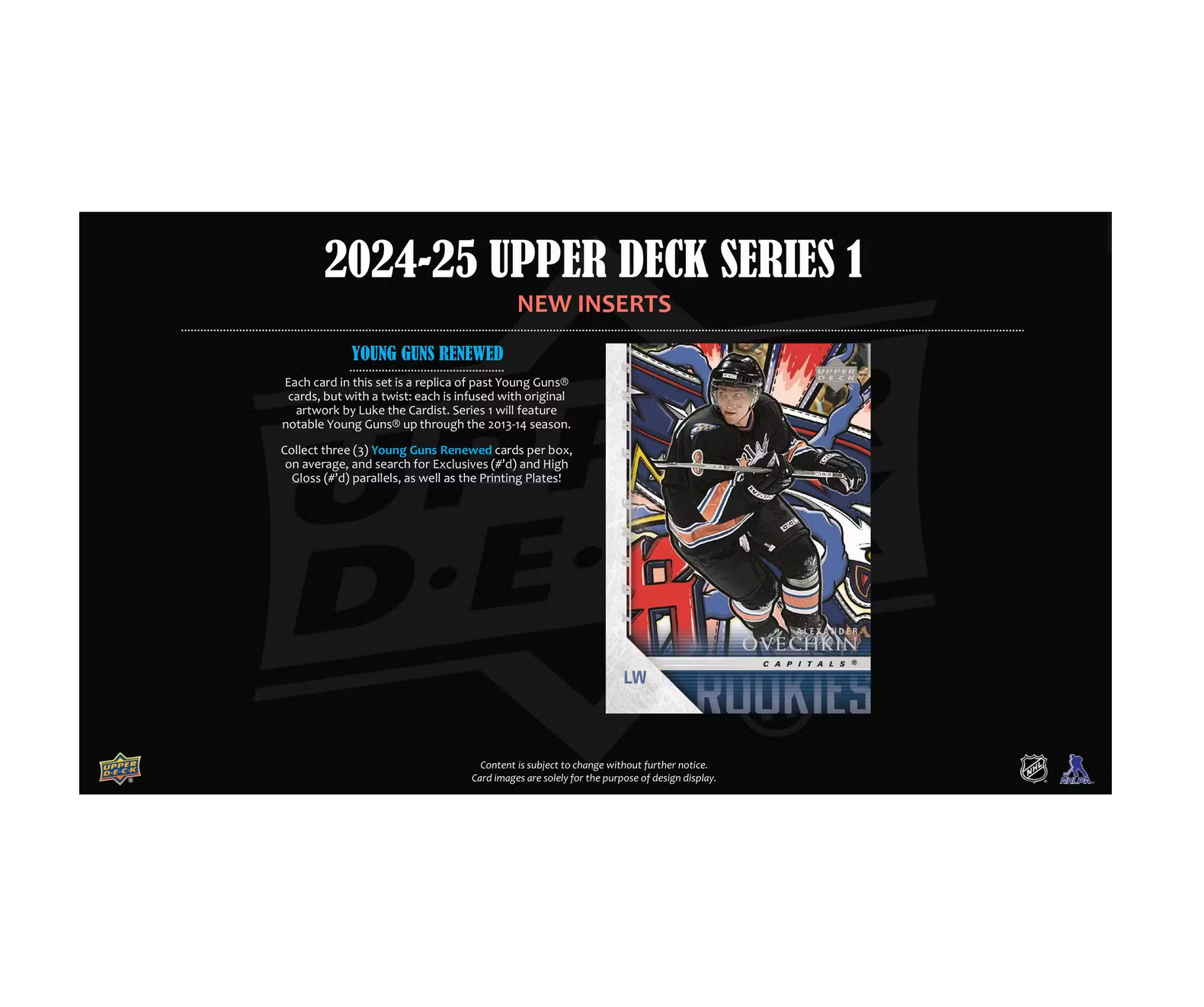 2024-25 Upper Deck Series 1 Hockey Hobby 12-Box Case