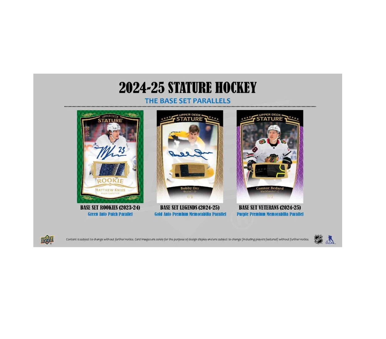 2024-25 Upper Deck Stature Hockey Hobby 16-Box Case