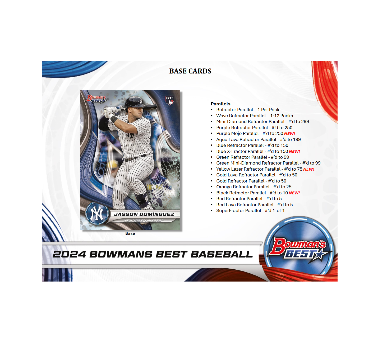 2024 Bowman's Best Baseball Hobby 8-Box Case