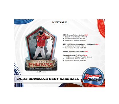 2024 Bowman's Best Baseball Hobby 8-Box Case