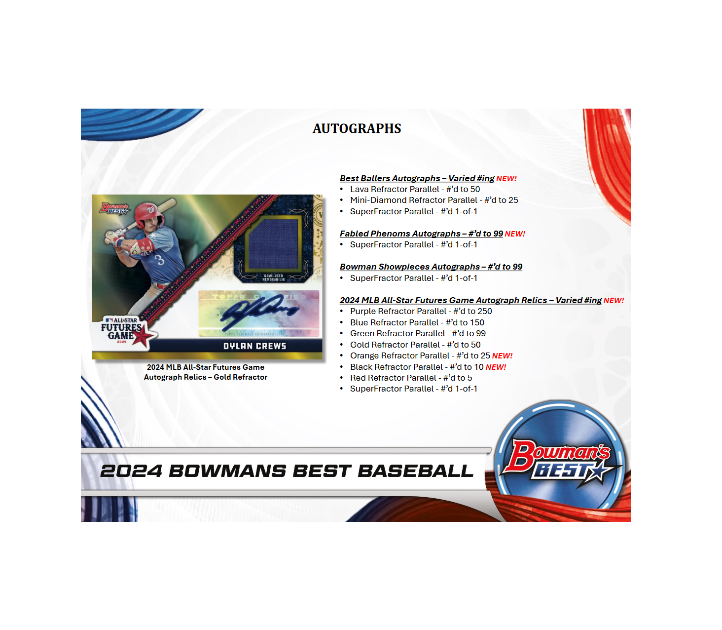 2024 Bowman's Best Baseball Hobby 8-Box Case