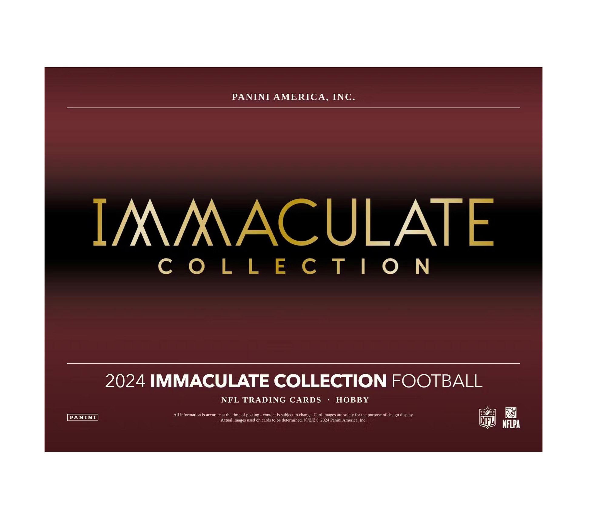 2024 Panini Immaculate Football Hobby Box