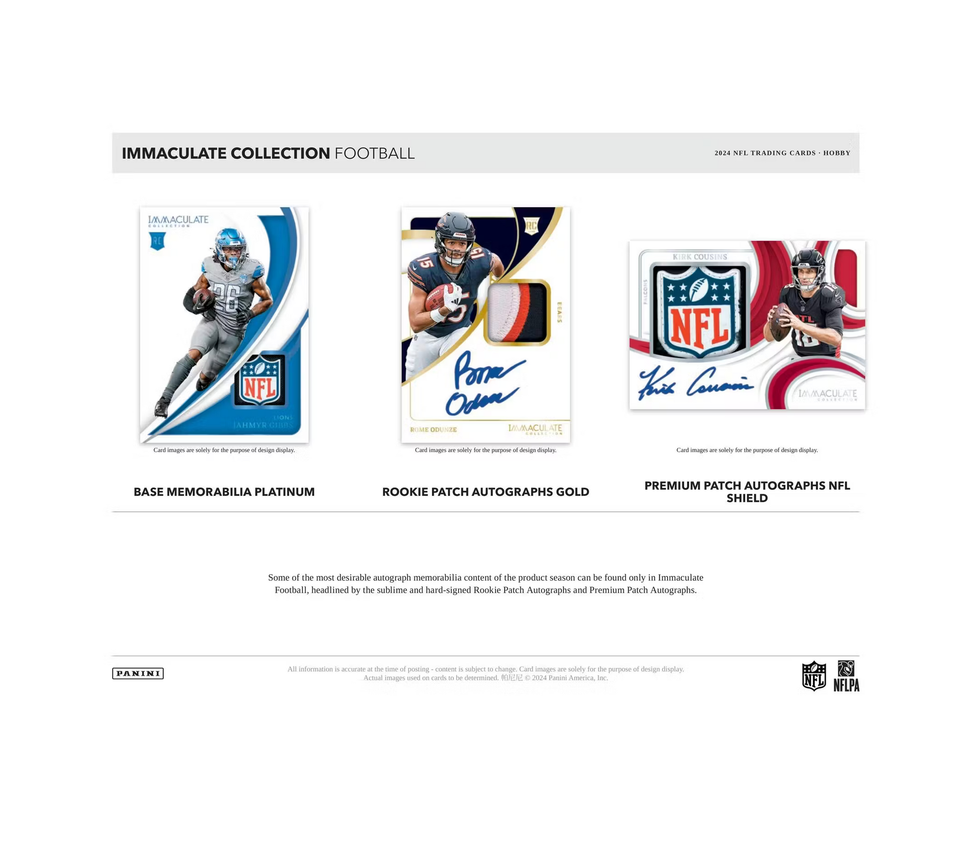 2024 Panini Immaculate Football Hobby Box