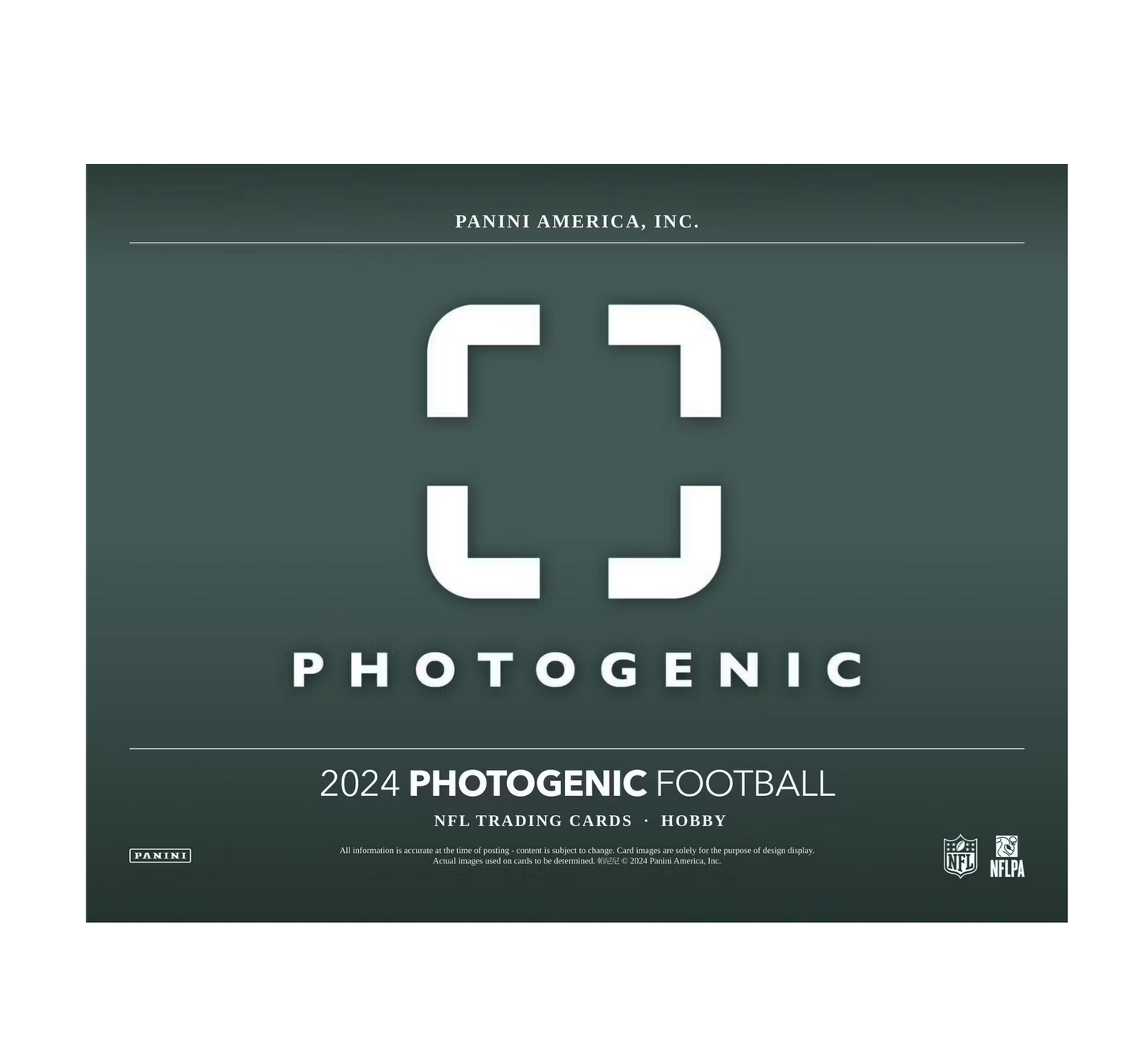 2024 Panini Photogenic Football Hobby Box