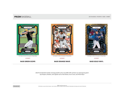 2024 Panini Prizm Baseball Hobby 12-Box Case