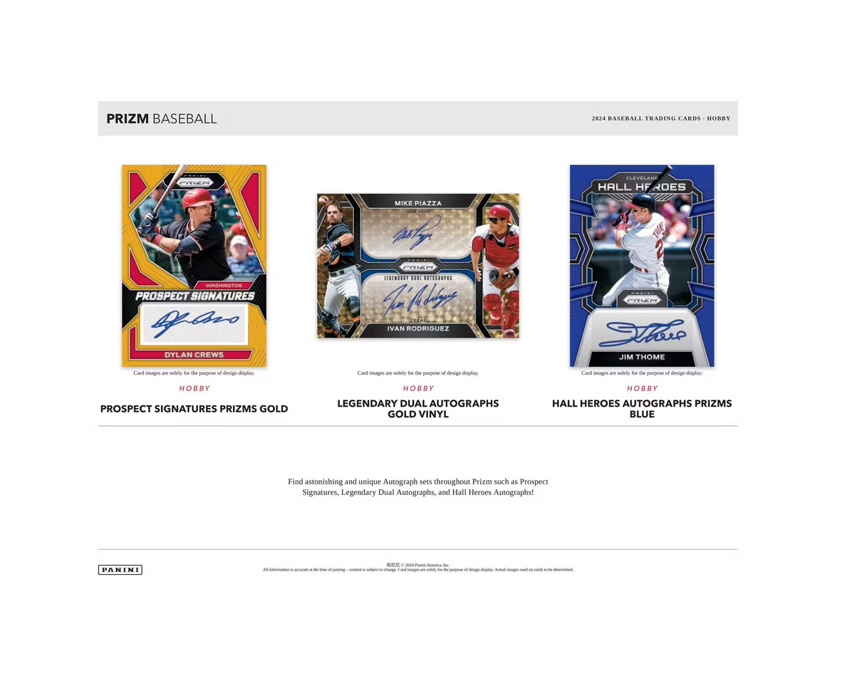 2024 Panini Prizm Baseball Hobby 12-Box Case