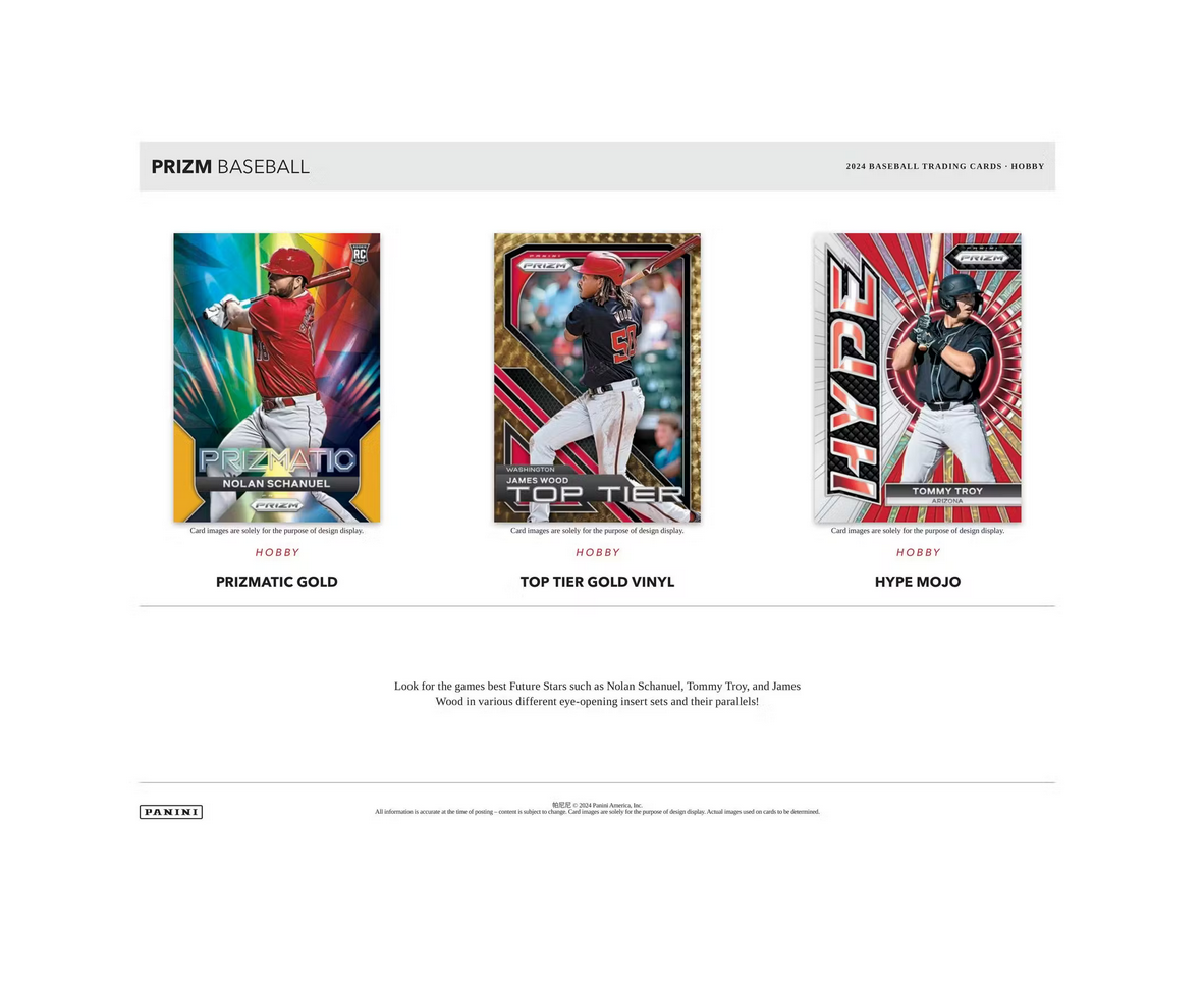 2024 Panini Prizm Baseball Hobby 12-Box Case