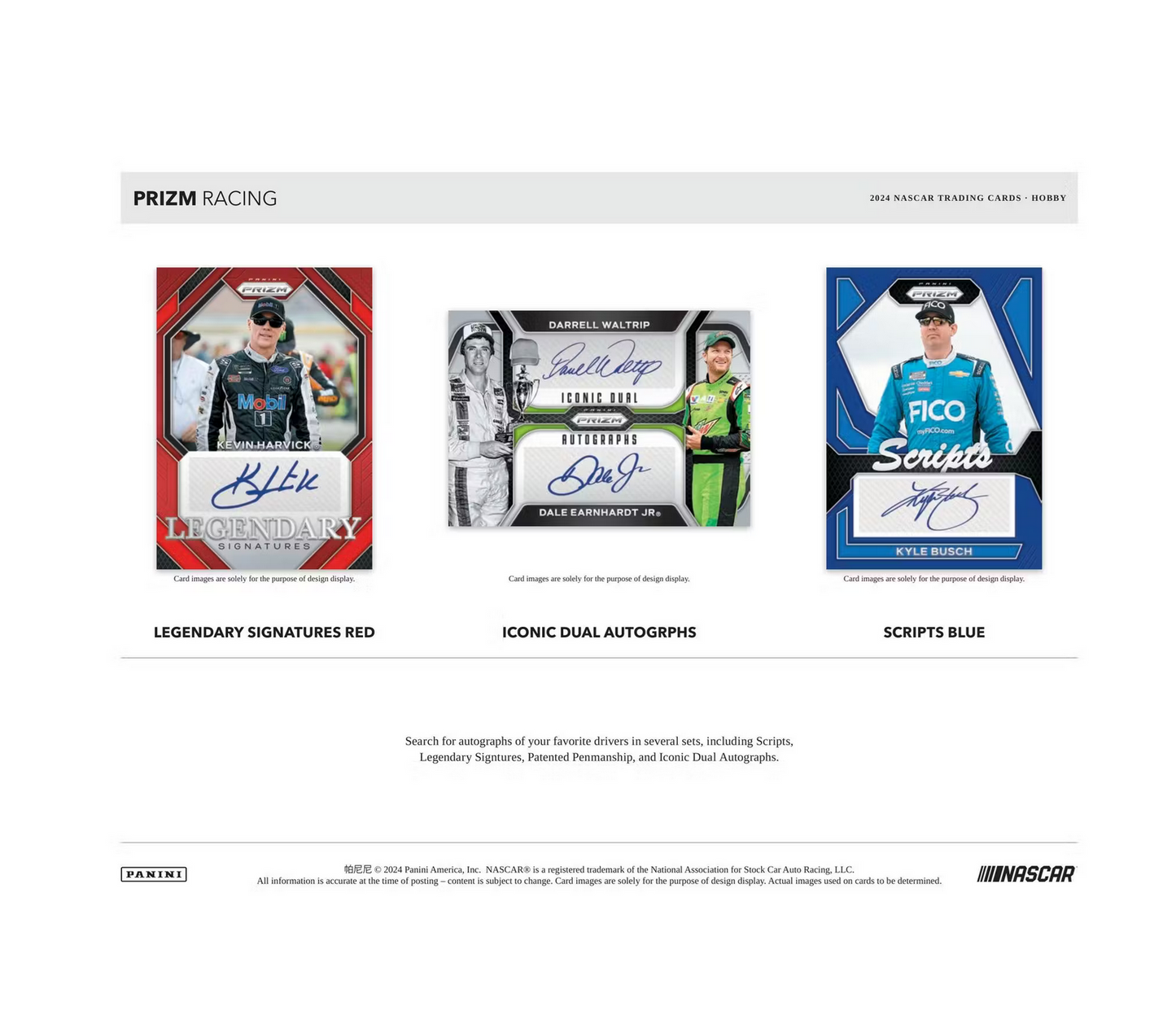 2024 Panini Prizm NASCAR Racing Hobby 12-Box Case