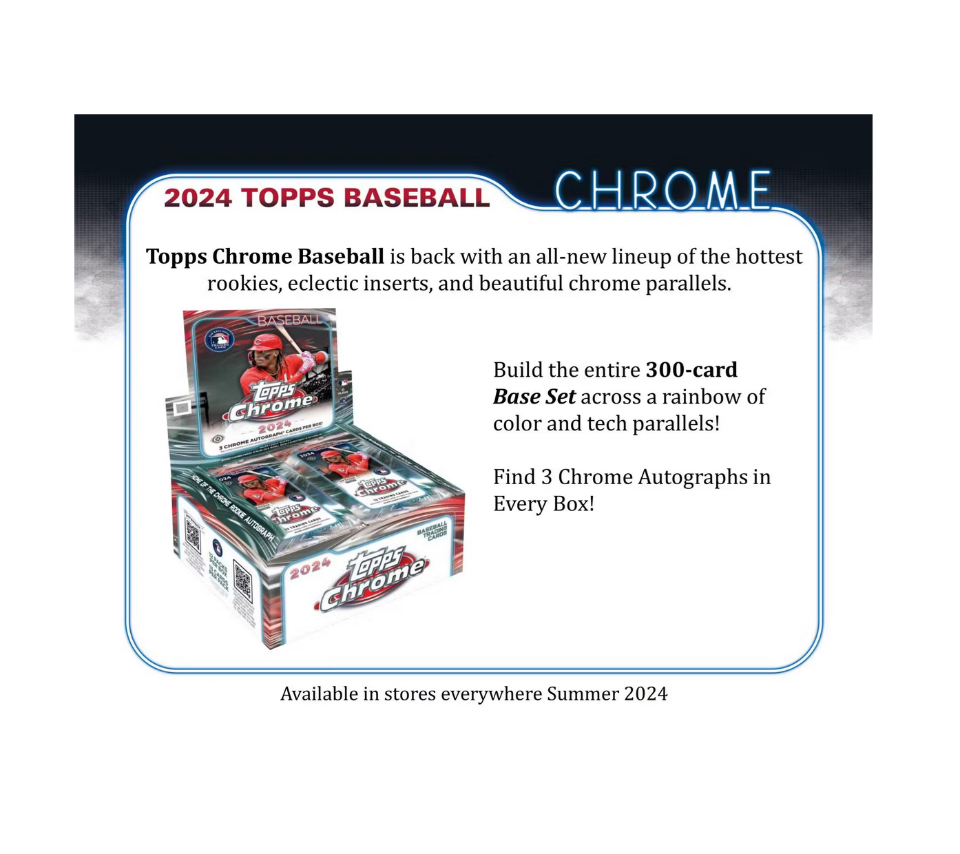 2024 Topps Chrome Baseball Jumbo HTA Box