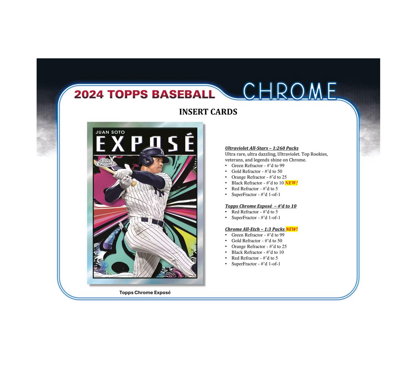 2024 Topps Chrome Baseball Jumbo HTA Box