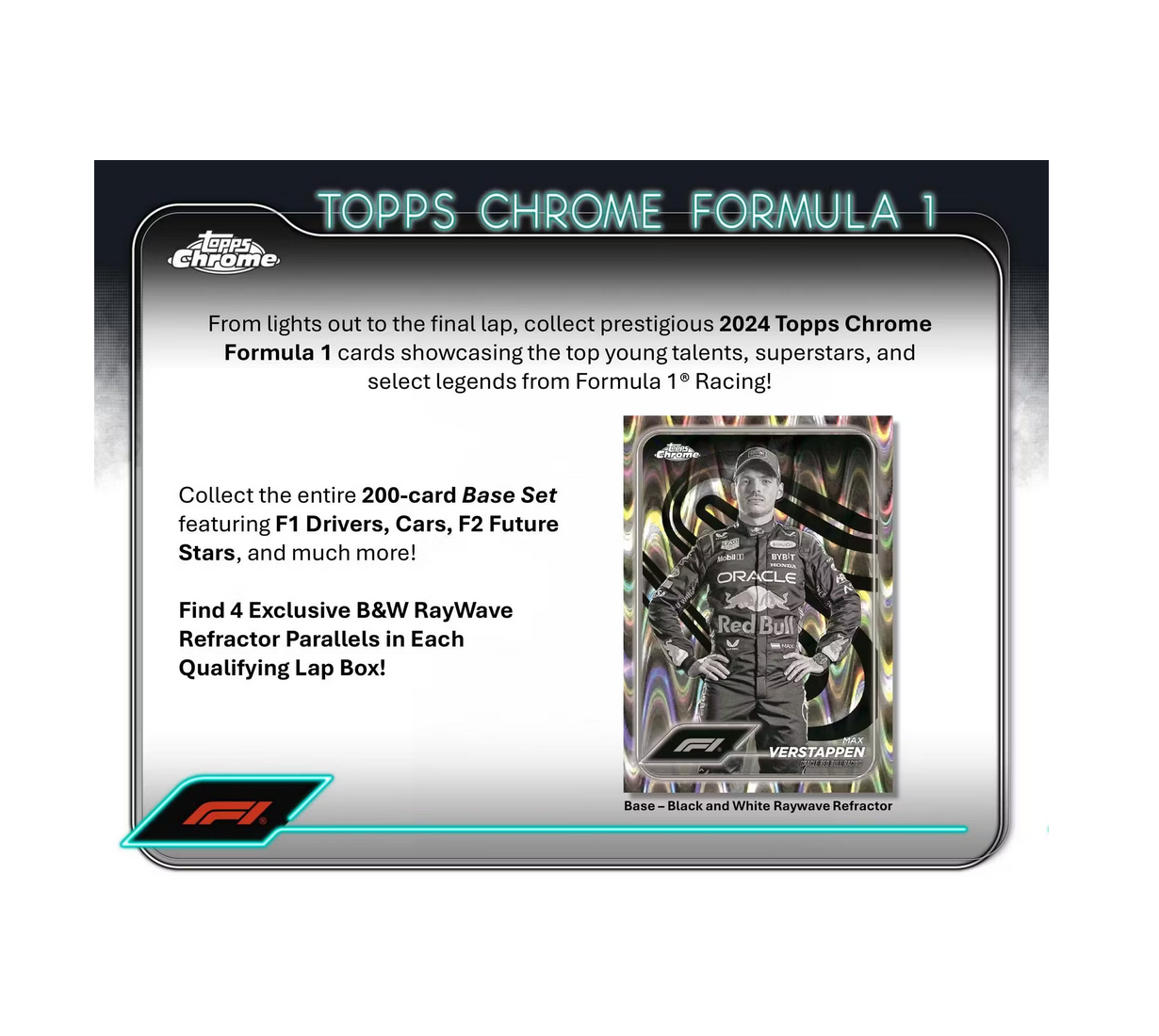 2024 Topps Chrome F1 Formula 1 Qualifying Lap Hobby 20-Box Case