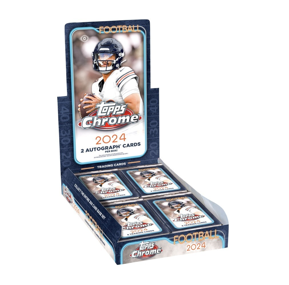 2024 Topps Chrome Football Hobby Box