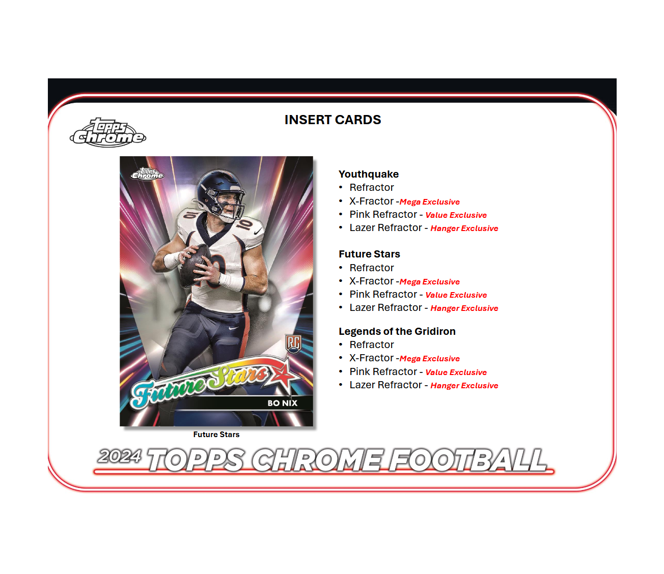 2024 Topps Chrome Football Blaster 40-Box Case