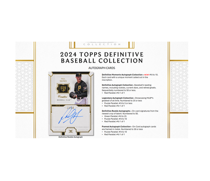 2024 Topps Definitive Collection Baseball Hobby Box