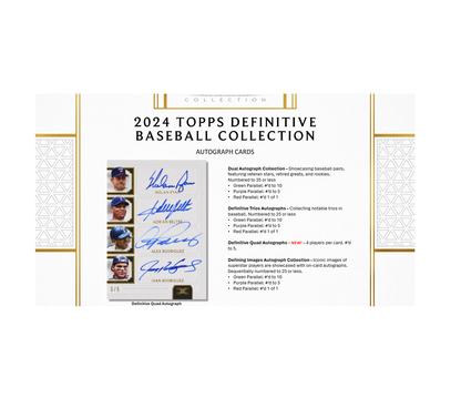 2024 Topps Definitive Collection Baseball Hobby Box